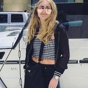 Mesh Bomber Jacket Size S